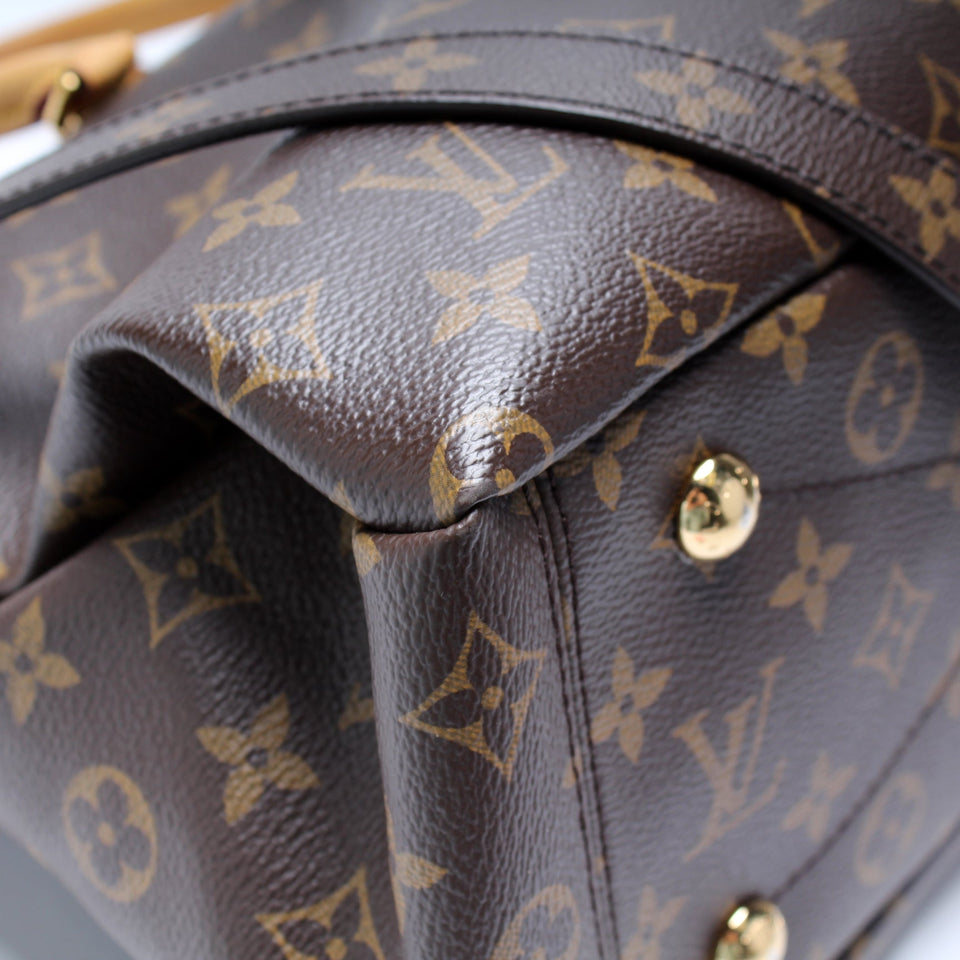 Pallas Tote Monogram Canvas Side