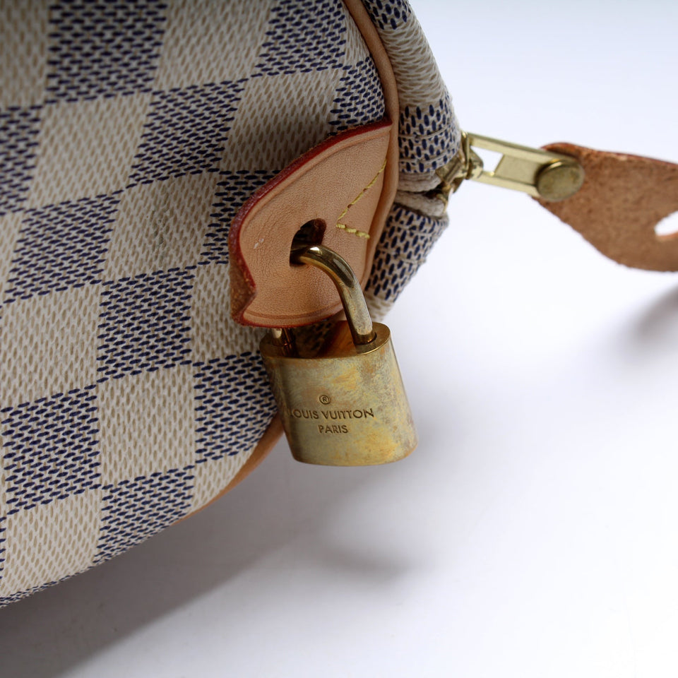 Speedy 30 Damier Azur