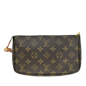 Louis Vuitton Pochette Accessoires  Canvas Clutch Bag