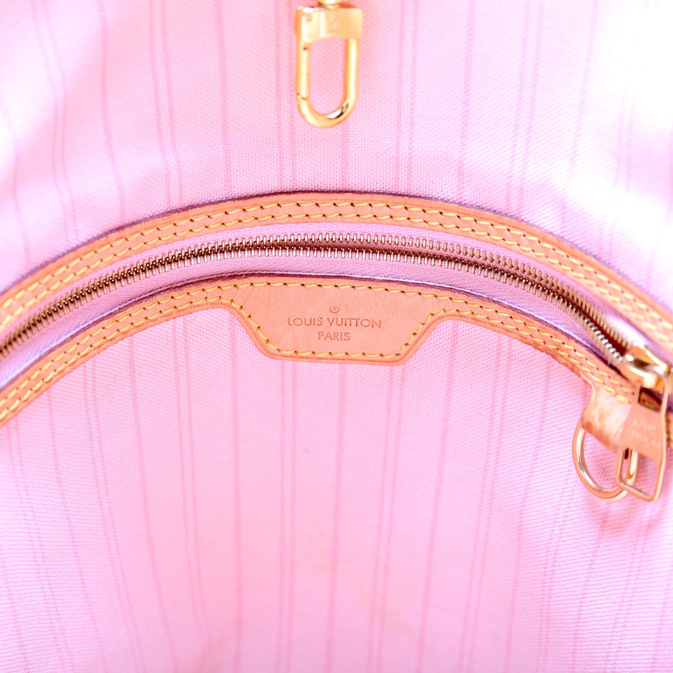 Delightful MM Damier Azur