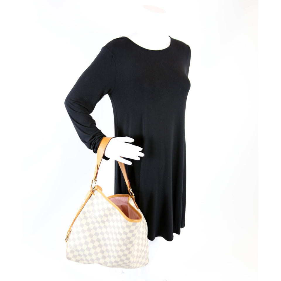 Delightful MM Damier Azur