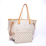 Neverfull w/Wallet MM Damier Azur