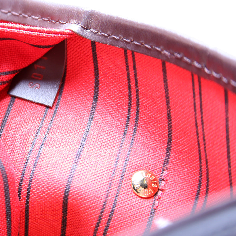 Neverfull w/ Wallet MM Damier Ebene