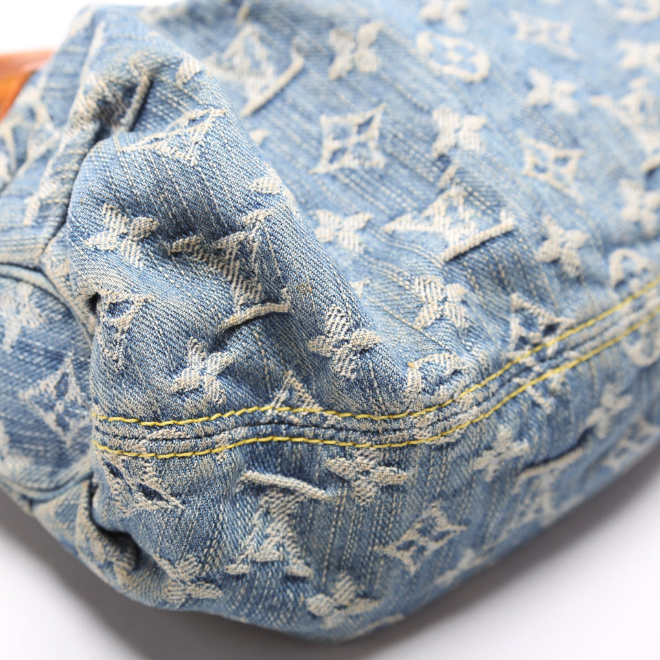 Pleaty Denim Monogram