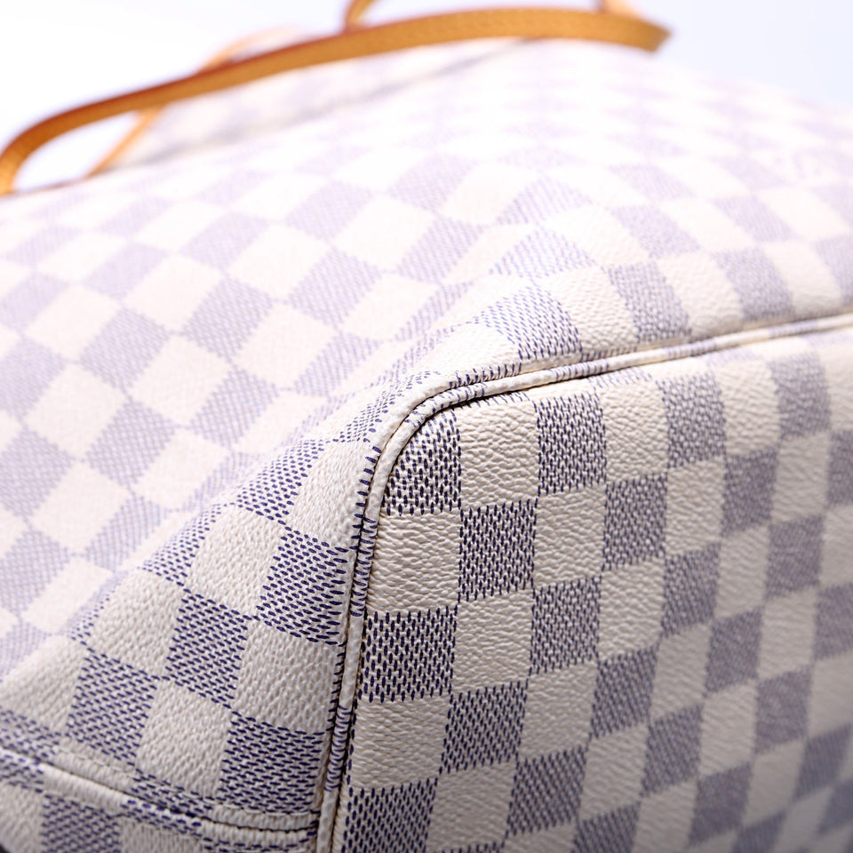 Neverfull w/ Wallet MM Damier Azur