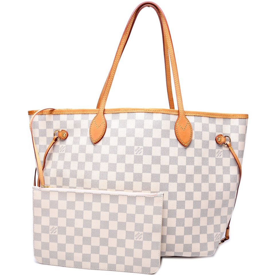 Neverfull w/Wallet MM Damier Azur