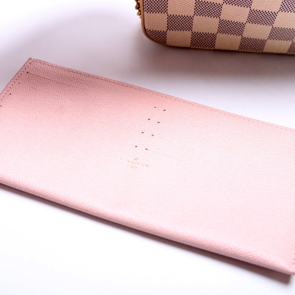 Pochette Felicie Damier Azur