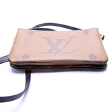 Double Zip Pochette Giant Reverse Monogram