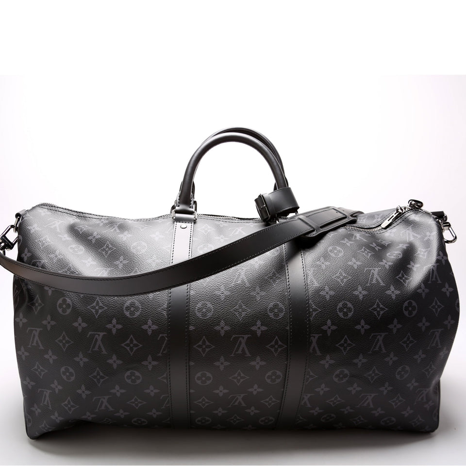 Keepall 55 Bandouliere Monogram Eclipse