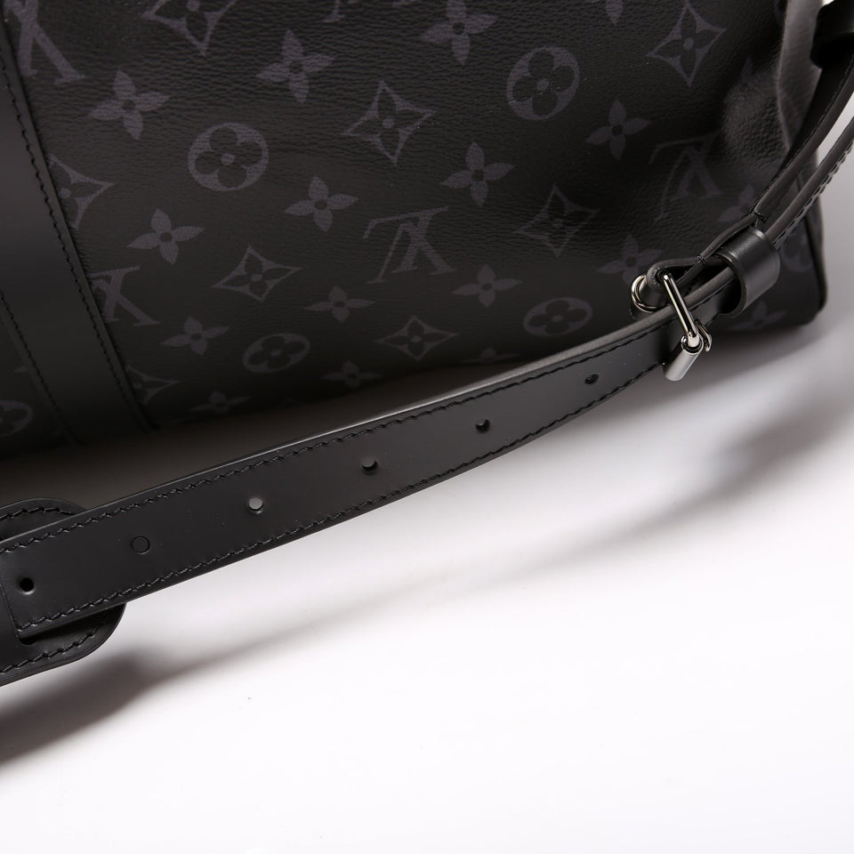 Keepall 55 Bandouliere Monogram Eclipse