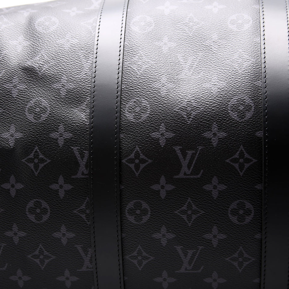 Keepall 55 Bandouliere Monogram Eclipse