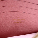 Double Zip Pochette Damier Azur