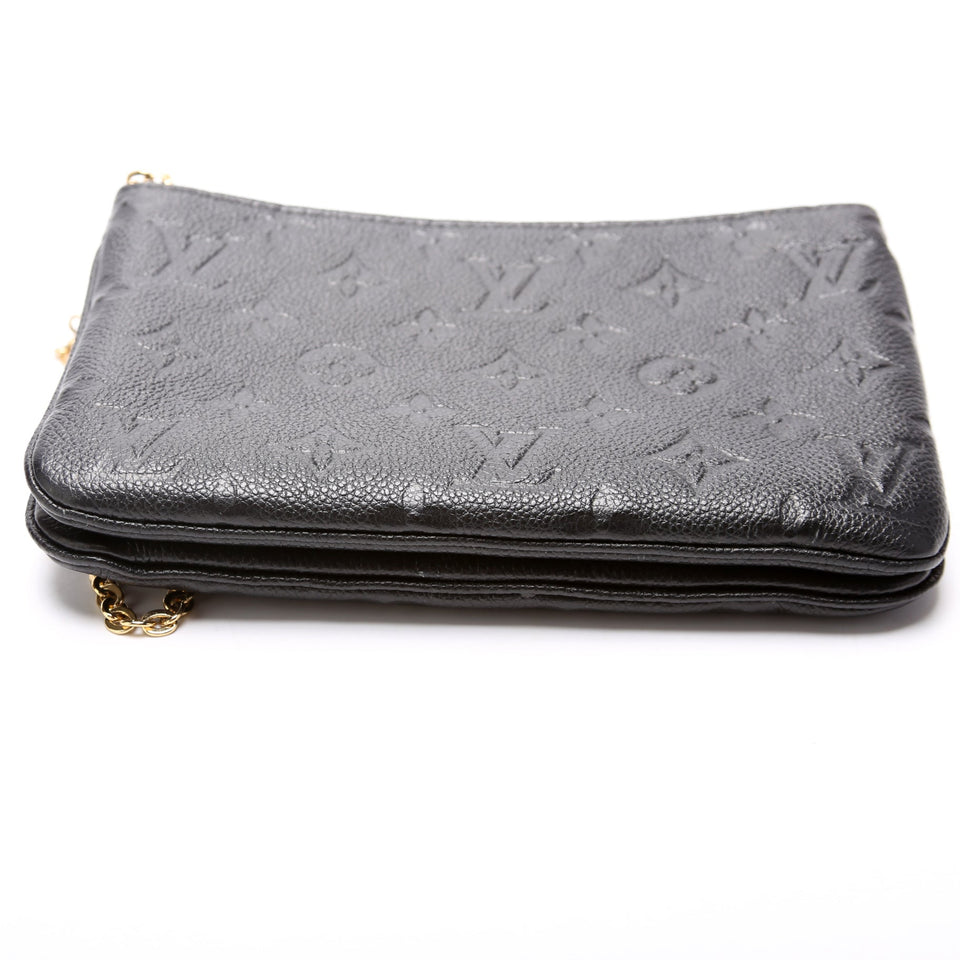 Double Zip Pochette Empreinte