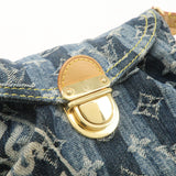 Louis Vuitton Monogram Denim Mini Pleaty Raye Shoulder Bag M95333