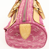 Louis Vuitton Monogram Denim Neo Speedy Boston Bag Pink M95214
