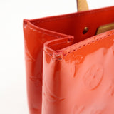 Louis Vuitton Monogram Vernis Lead PM Hand Bag Rouge M91088