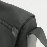 Prada Logo Nylon Shoulder Bag Crossbody Bag NERO Black BT6671