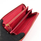 Louis Vuitton Sweet Monogram Vernis Zippy Wallet RoseIndien M90123