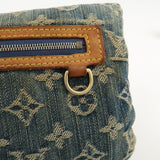Louis Vuitton Monogram Denim Pochette Plat Pouch M95007