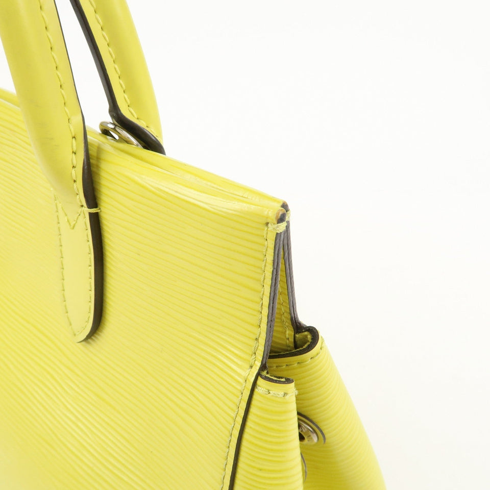 Louis Vuitton Epi Marly BB 2Way Bag Hand Bag Pistache M94617
