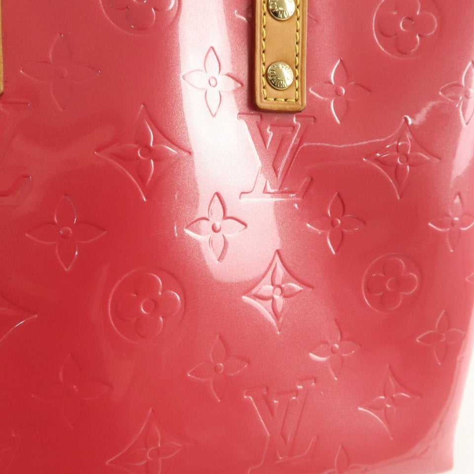Louis Vuitton Monogram Vernis Lead PM Hand Bag Framboise M9132F