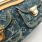 Louis Vuitton Monogram Denim Neo Speedy Boston Bag Blue M95019