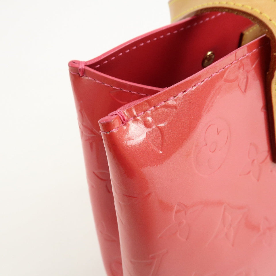 Louis Vuitton Monogram Vernis Lead PM Hand Bag Pink M91221