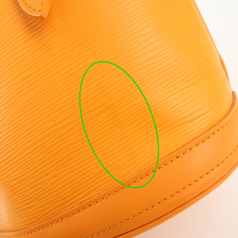 Louis Vuitton Epi Bucket PM Shoulder Bag Mandarin M5899H
