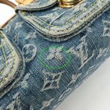 Louis Vuitton Monogram Denim Neo Speedy Boston Bag Blue M95019