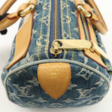 Louis Vuitton Monogram Denim Neo Speedy Boston Bag Blue M95019
