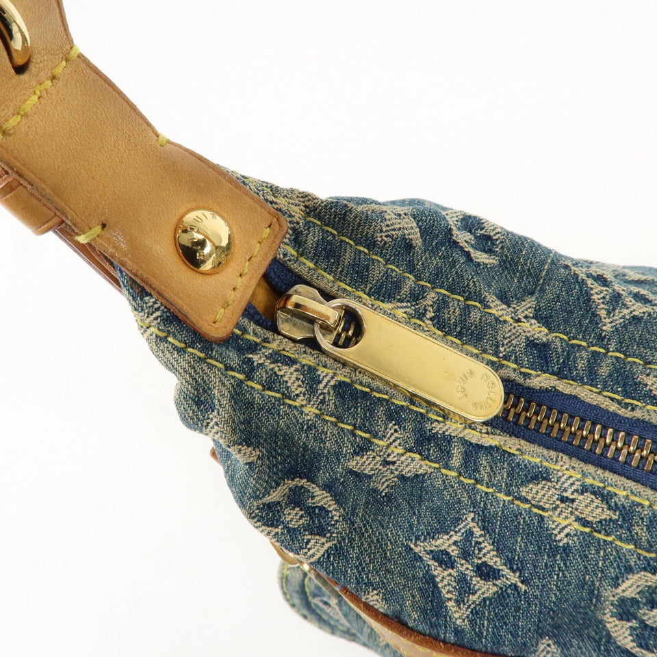 Louis Vuitton Monogram Denim Baggy PM Shoulder Bag M95049