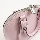 Louis Vuitton Epi Alma BB Hand Bag Rose Ballerine M41323
