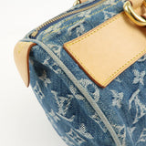 Louis Vuitton Monogram Denim Neo Speedy Boston Bag Blue M95019