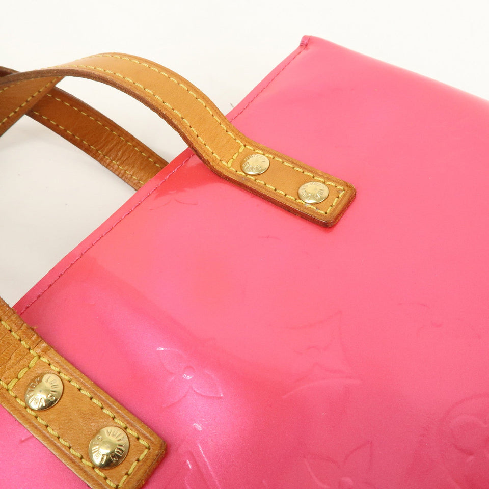 Louis Vuitton Monogram Vernis Lead PM Hand Bag Fuchsia Pink M91221