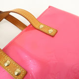 Louis Vuitton Monogram Vernis Lead PM Hand Bag Fuchsia Pink M91221