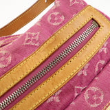 Louis Vuitton Monogram Denim Baggy PM Shoulder Bag Fuchsia M95212
