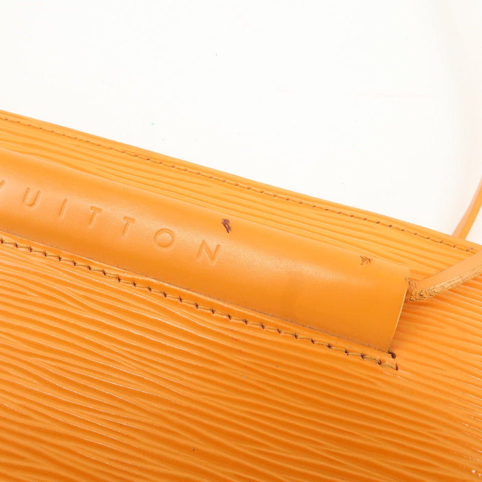 Louis Vuitton Epi SaintTropez Hand Bag Mandarin Orange M5246H