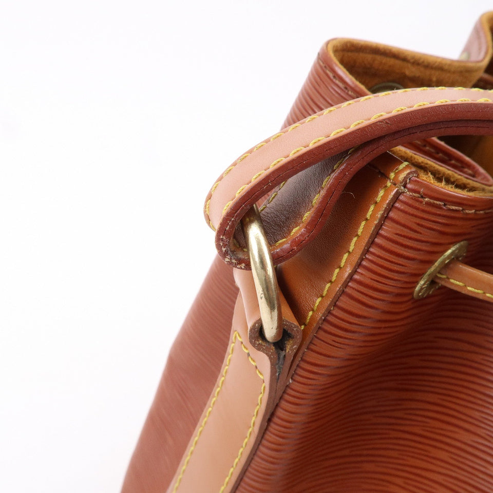 Louis Vuitton Epi Noe Bi-Color Shoulder Bag Kenya Brown M44028