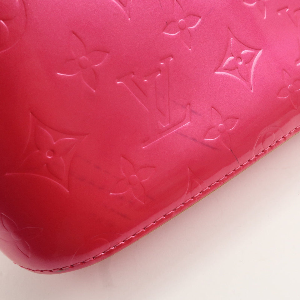Louis Vuitton Monogram Vernis Houston Tote Bag Fuchsia Pink M91219