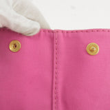 Prada Canapa Canvas Tote Bag Hand Bag Pink BN1877