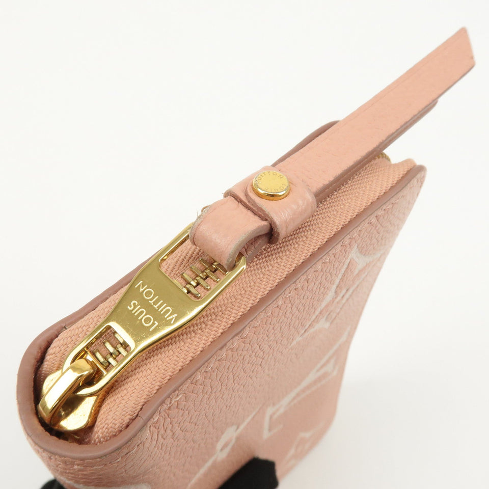 Louis Vuitton Monogram Empreinte Bicolor Zippy Wallet Rose M81645