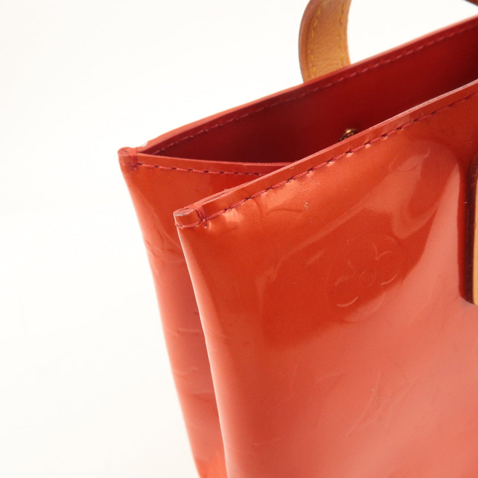 Louis Vuitton Monogram Vernis Lead PM Hand Bag M91088 Rouge