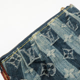 Louis Vuitton Monogram Denim Trousse Raye Pouch Blue M95335
