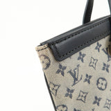 Louis Vuitton Monogram Mini Francoise Shoulder Bag Blue M92208