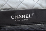 Chanel Black Tweed Rocket Shopper Handbag