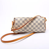 Eva Clutch Damier Azur