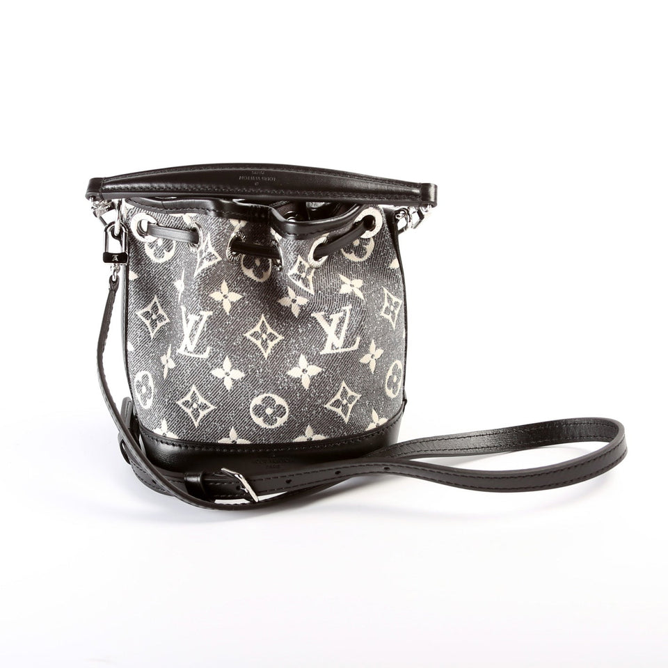 Nano Noe Monogram Jacquard Denim