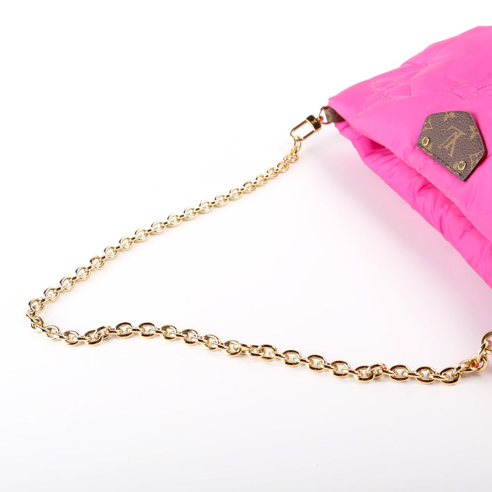 Multi Pochette Pouch And Chain Econyl