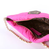 Multi Pochette Pouch And Chain Econyl