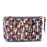 Double Zip Pochette Jungle